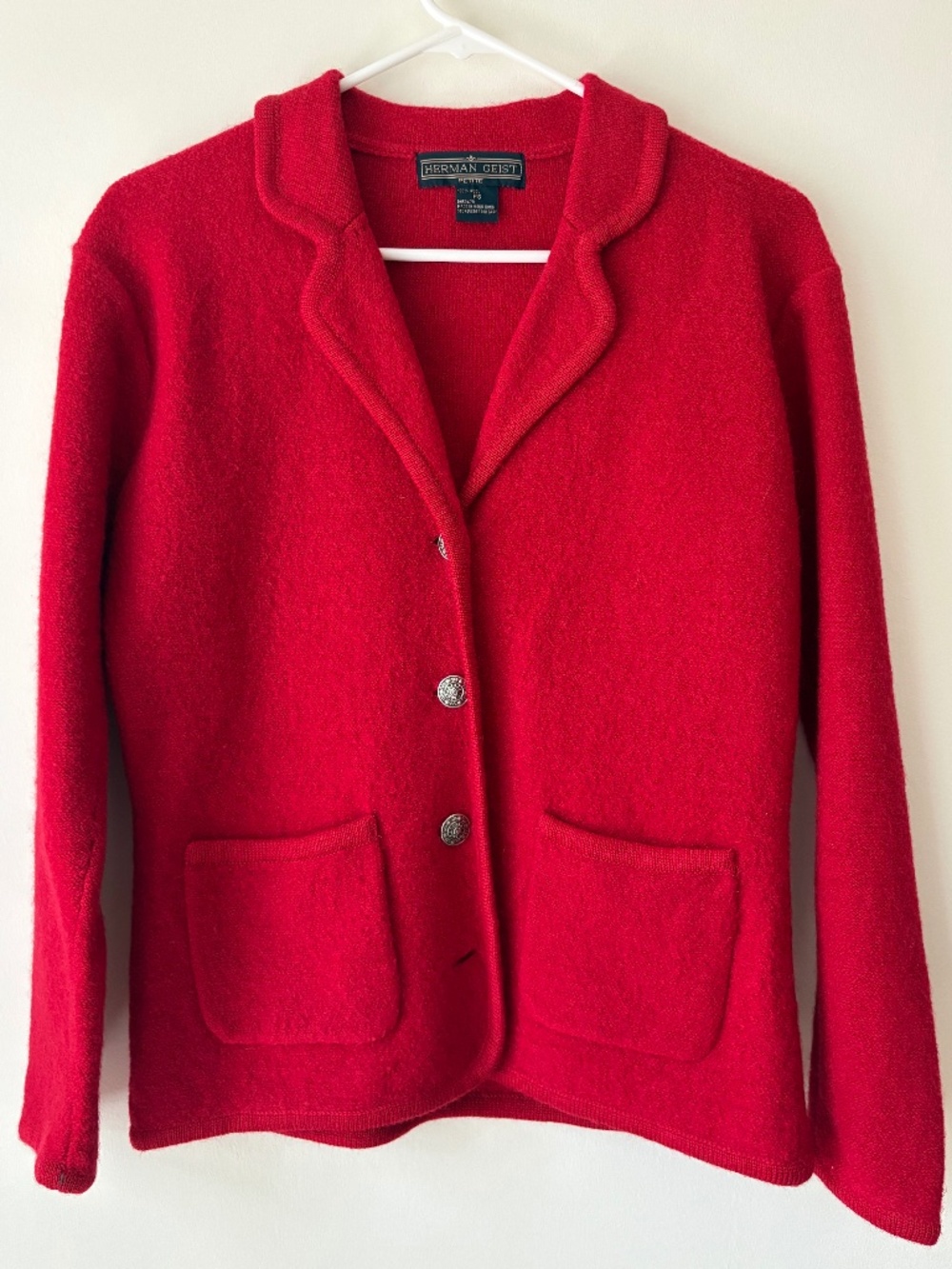 Herman Geist Petite 100% Wool Jacket